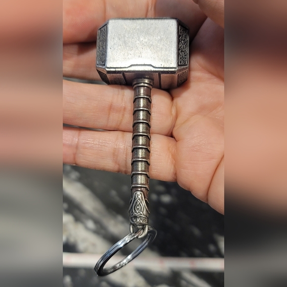 MCU Marvel Avengers Thor Mjoinor Hammer Pewter - Picture 4 of 12